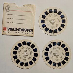 VINTAGE View Master Reels Scenes from Montreal x 3